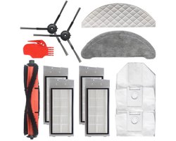Geschikt voor Accessoires voor de Roidmi EVE PLUS robotstofzuiger: hoofdborstel, stofzak, zijborstel, dweil, filter en dweilpad