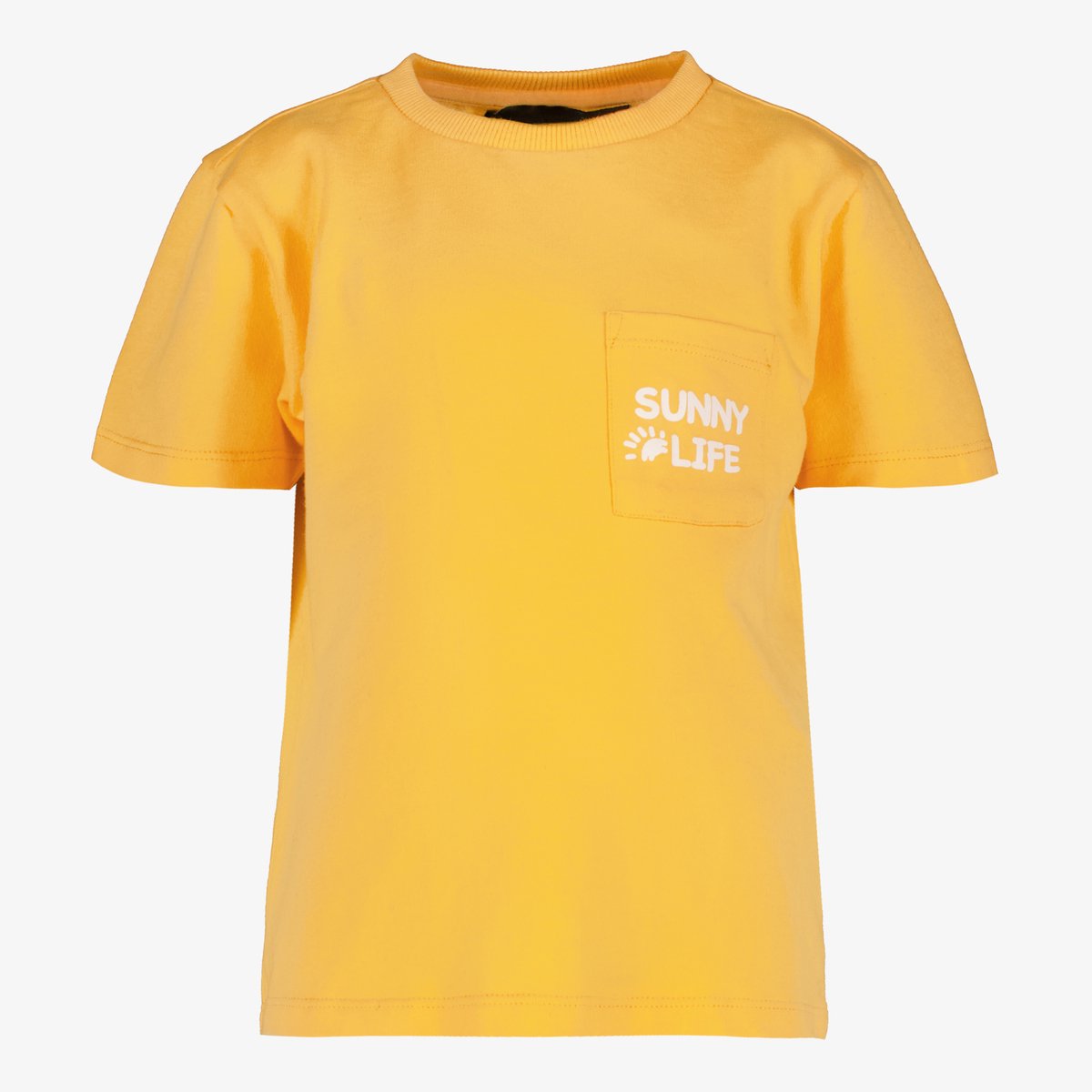 Unsigned jongens T-shirt geel - Maat 92