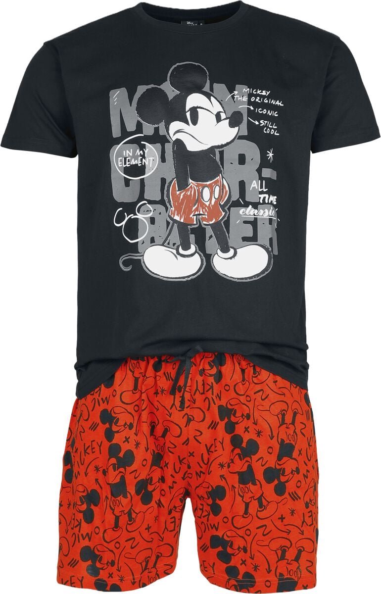 Mickey & Minnie Mouse Mickey Mouse Pyjama meerkleurig Katoen -