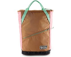 Fjällräven vrijetijdsrugzak rugzak met laptopvak Vardag Totepack 22 Poppy Pink - Khaki Dust Lichtbruin