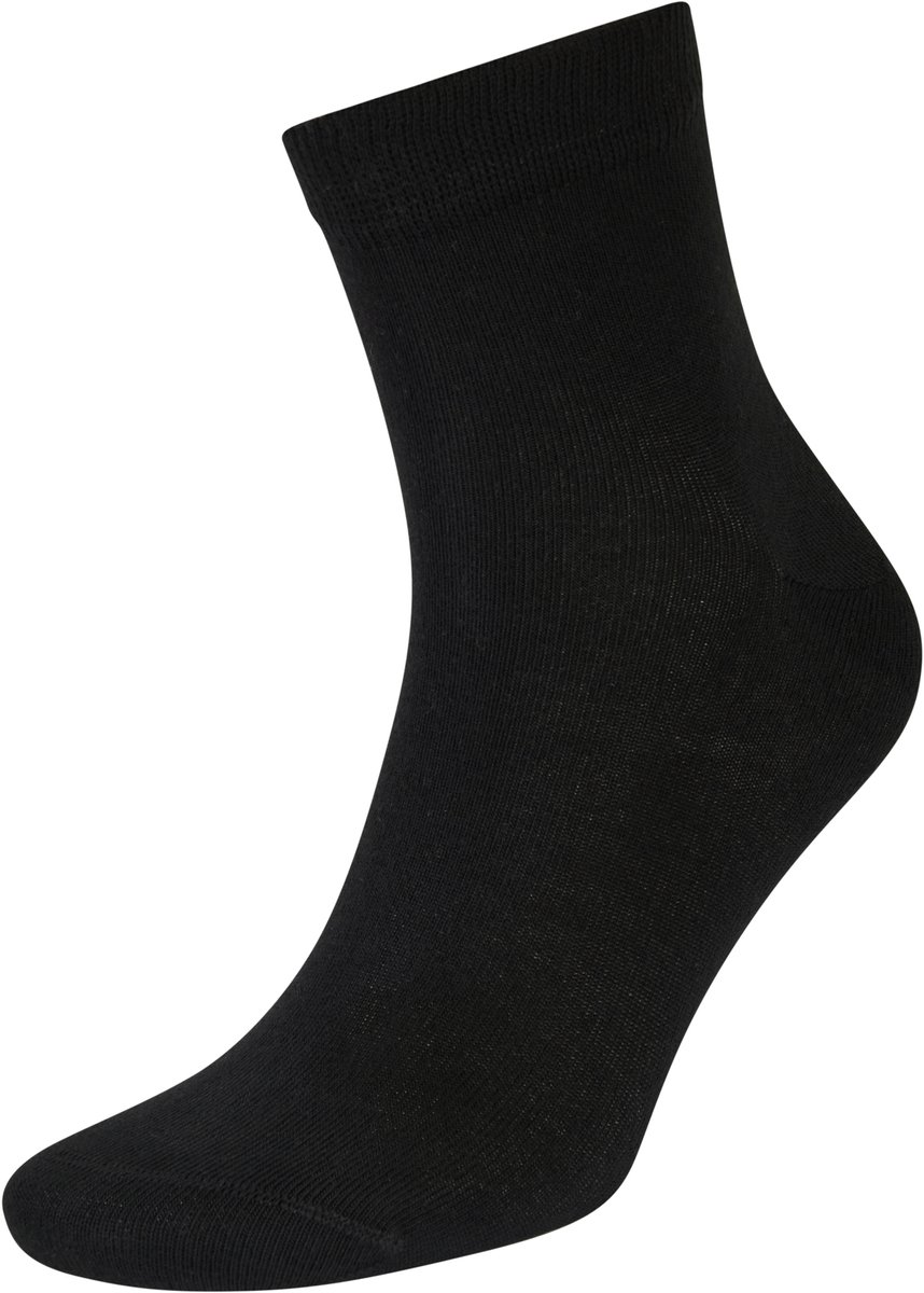 10CEL 6 paar quarter socks zwart 39-42 gemaakt van TENCEL™ Lyocell