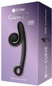 Zwarte Snail Vibe Curve verpakking met afbeelding van de zwarte dual stimulator.