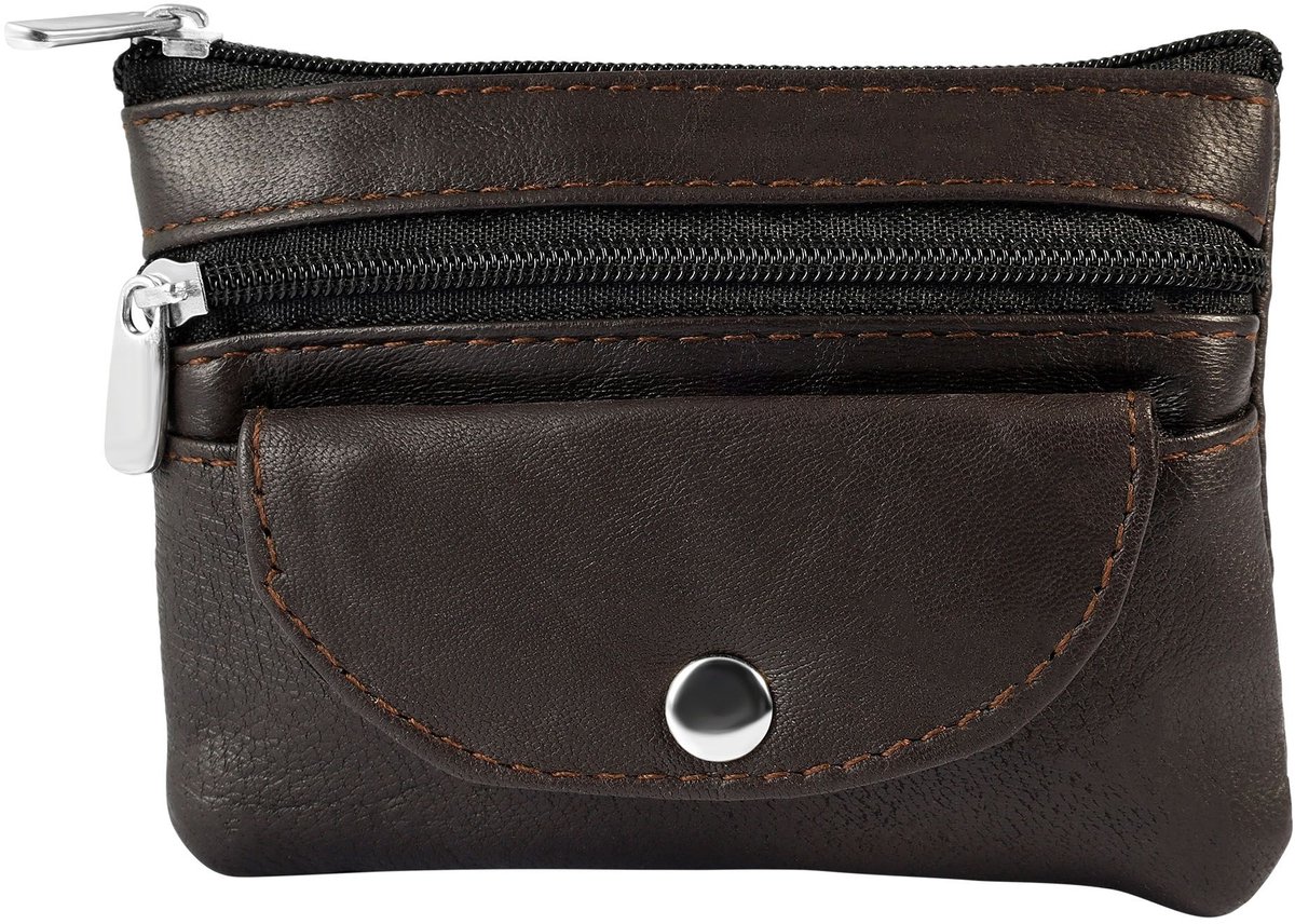 EXCELLANC Excellanc Unisex Portemonnee EX0465 Excellanc sleuteletui van echt leer