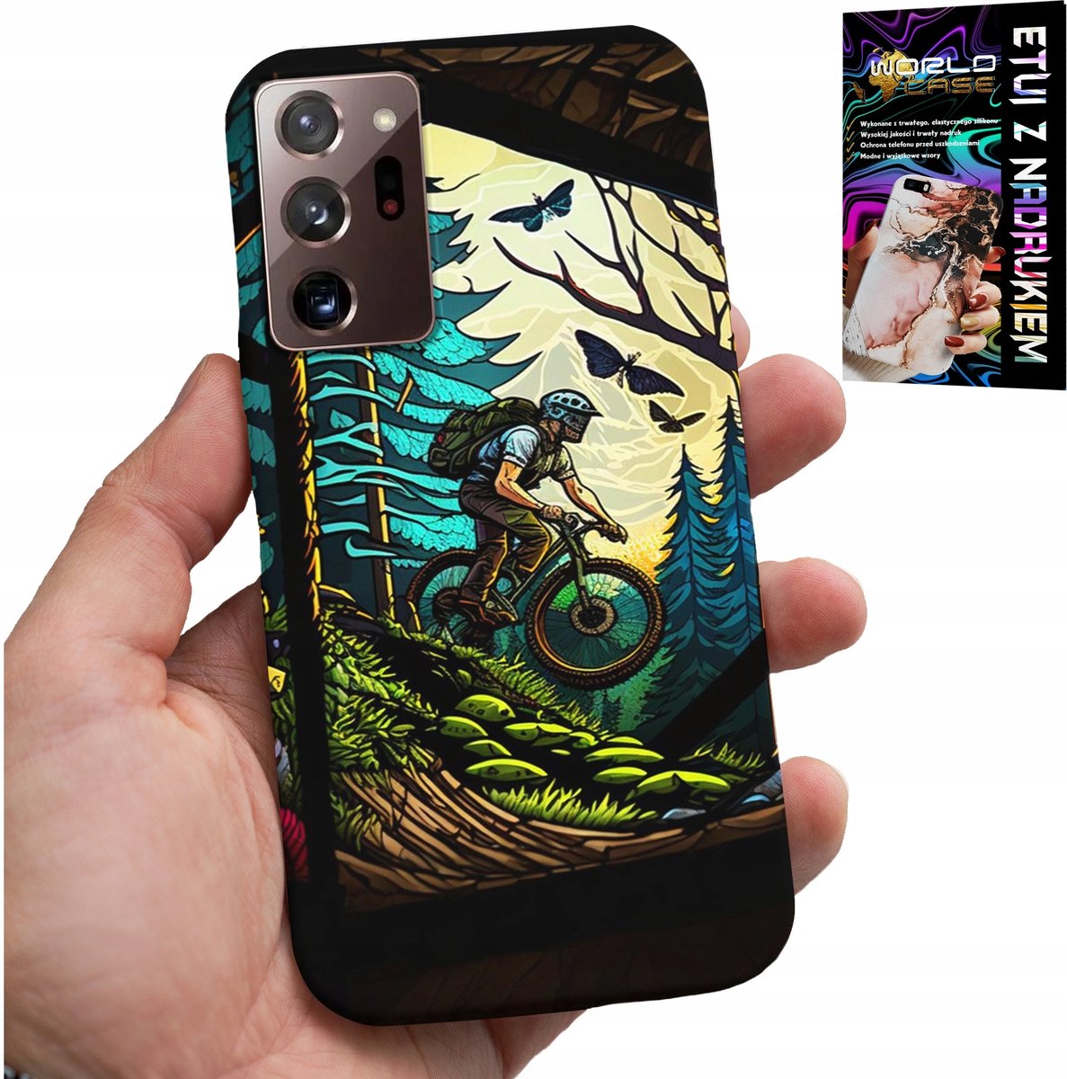 HOESJE VOOR SAMSUNG NOTE 20 ULTRA - EXTREME FIETSTOCHTEN IN HET BOS