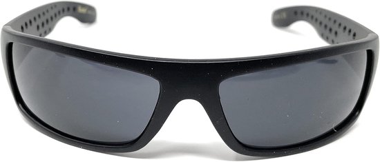 Rechthoekige Zonnebril - Gangster Stijl Bril - Stijlvol Beschermen - Smalle Pasvorm - 13.7 cm Breed - Mat Zwart — afbeelding 5