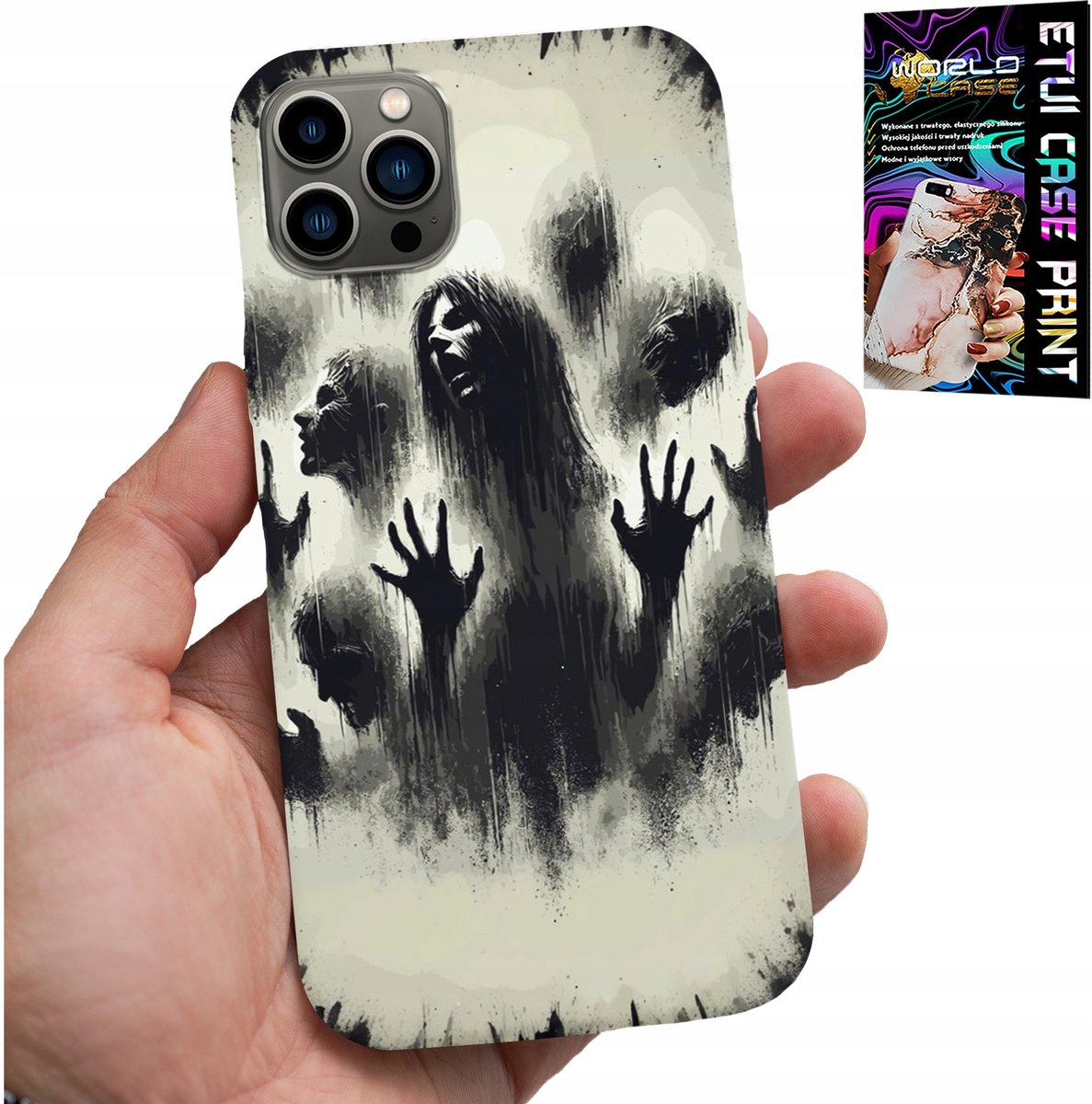 HOESJE VOOR IPHONE 11 PRO MAX - THE WALKING DEAD ZOMBI + GLAS