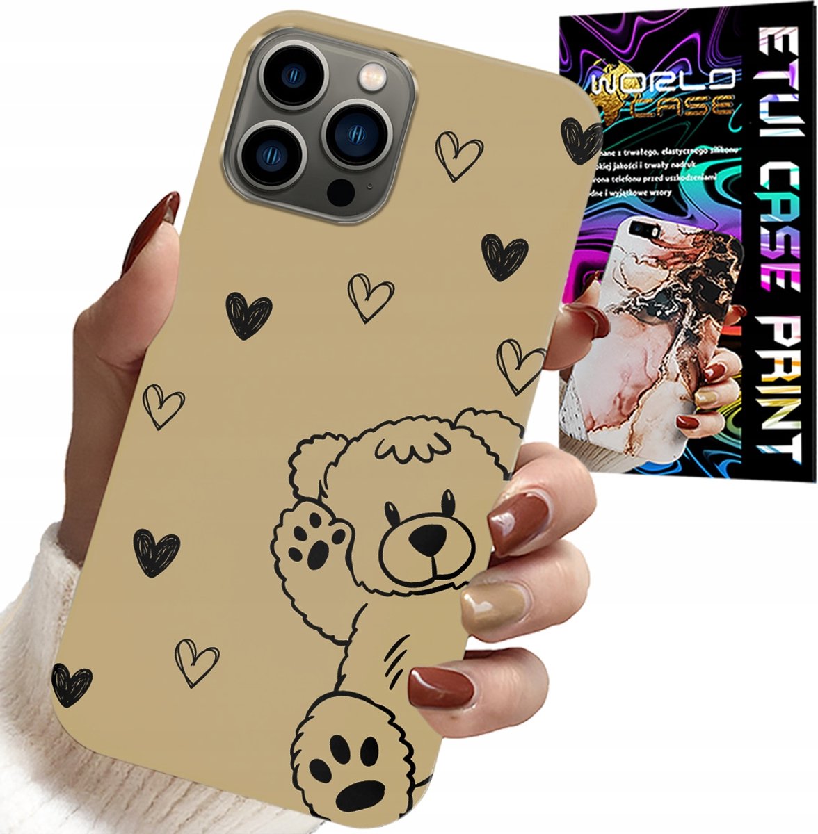 iPhone 11 Pro hoesje - Teddybeerpatroon voor de allerkleinsten