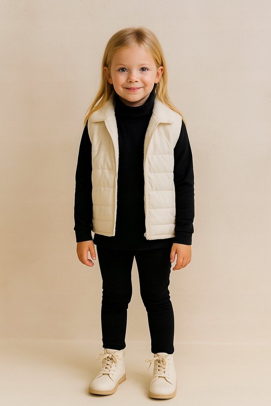Dartomik Abcdefg-baby - Kinder Golf - Lange Mouwen - Zwart - Maat 128 van Merkloos — afbeelding 2