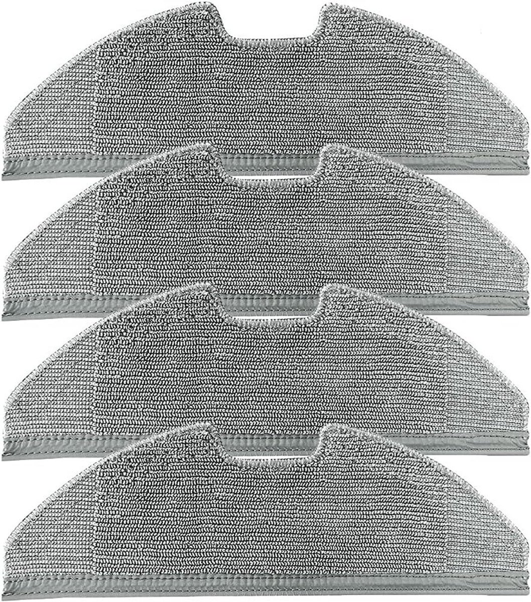 Set van 4 microvezel dweilpads geschikt voor de Eufy RoboVac G10 G30 hybride stofzuiger