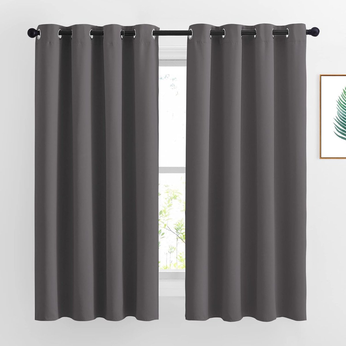 Verduisterende Gordijnen - Zware Gordijnen - Slaapkamer Isolatie - Dubbele Stof - 132x160