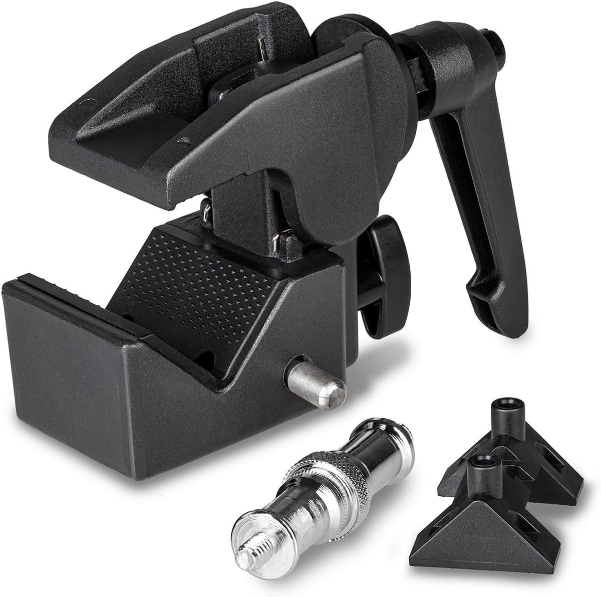 Super Klem - Griptang Accessoire - Foto Studio - Robuust Metaal - 10 cm Max - Zwart