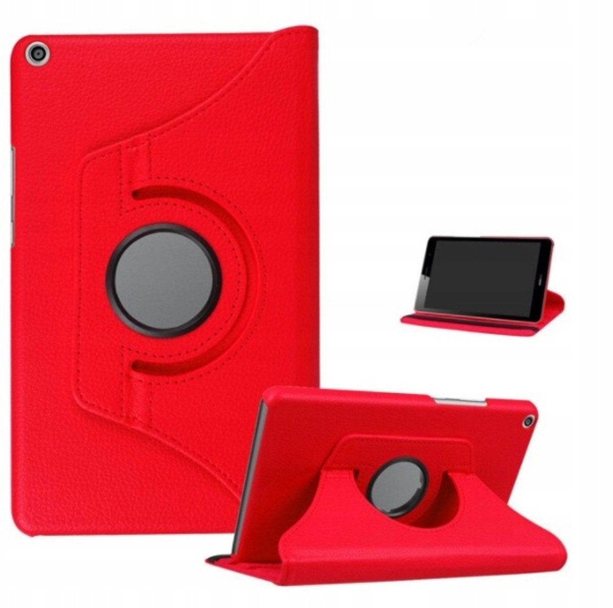 EtuiTab - Tablethoes - 360 Graden Roteerbaar - Rood - Geschikt voor Huawei MediaPad T3 8.0