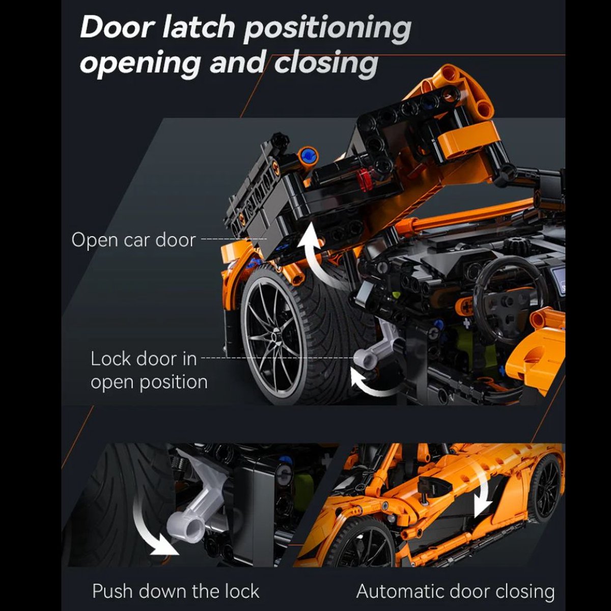 CadaBricks C61513W Assassin XR mega bouwset | City fast champions adventure | Creator and classic motor bouwpakket | Technic speelgoed ideas voor volwassenen | Icons furious speed f1 auto geschikt voor Lego | Technische bouwdoos met 3617 bloks — afbeelding 26