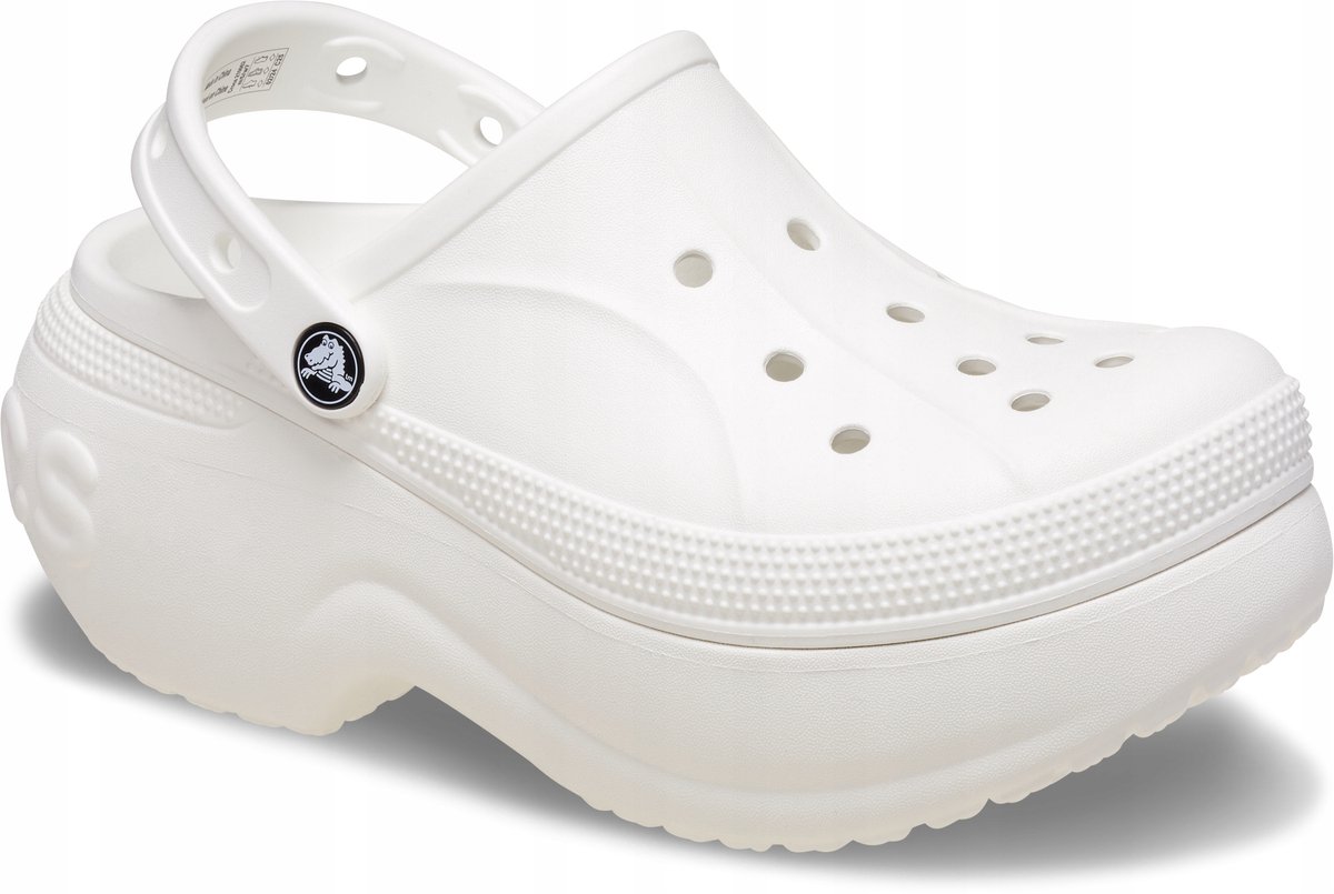 Crocs Bella - Dames Plateauchodden - 41-42 - Wit
