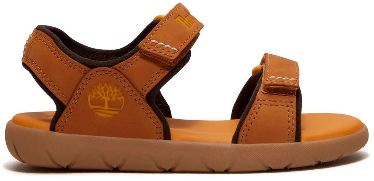 Timberland Perkins Row Backstrap Sandalen Voor Peuters Kinderen Wheat Nubuck