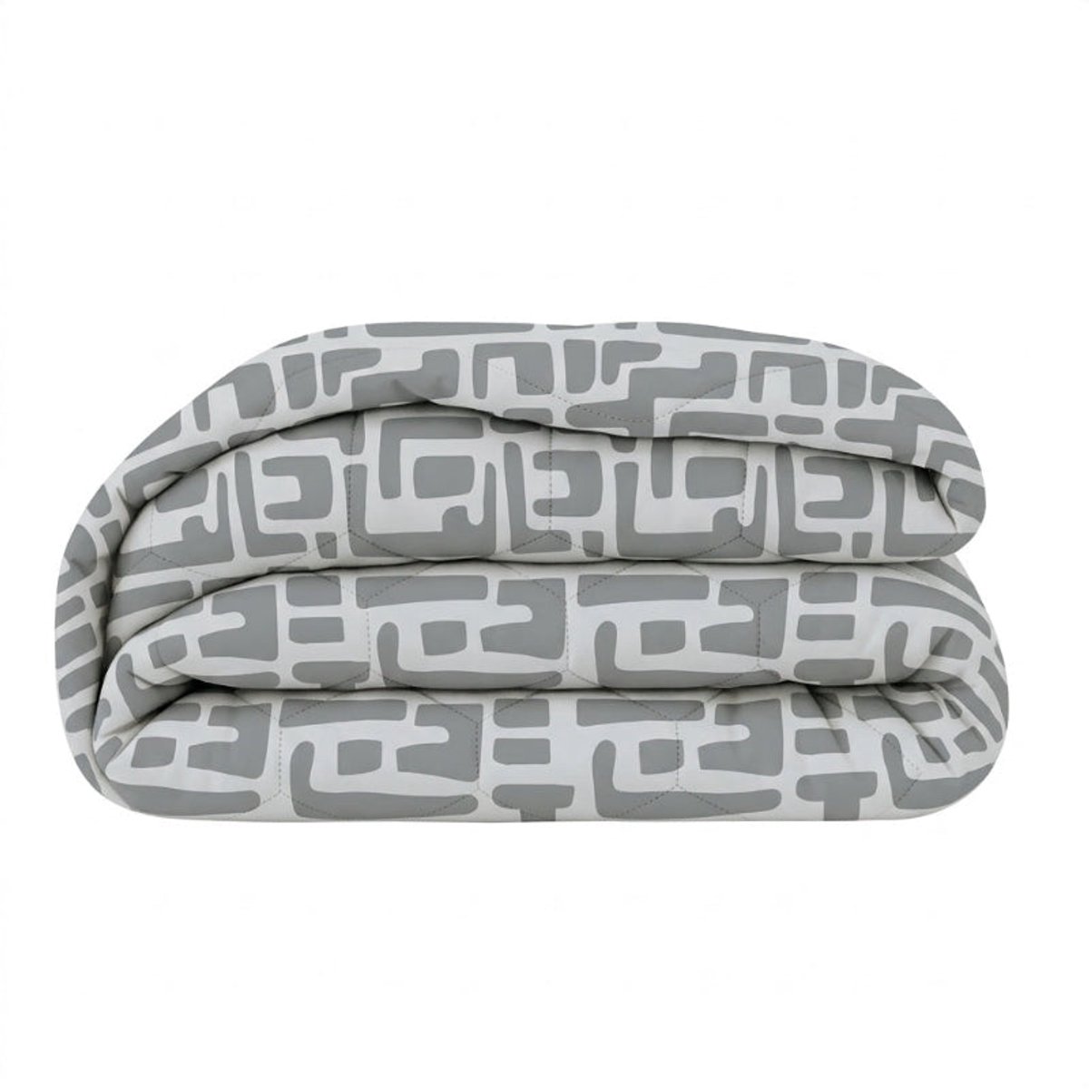 Dekbed-Discounter - EazySleep Dekbed Zonder Overtrek 140 x 200 cm - Inclusief 1 kussensloop - Wasbaar op 40 graden - Verkoelend dekbed - Grijs