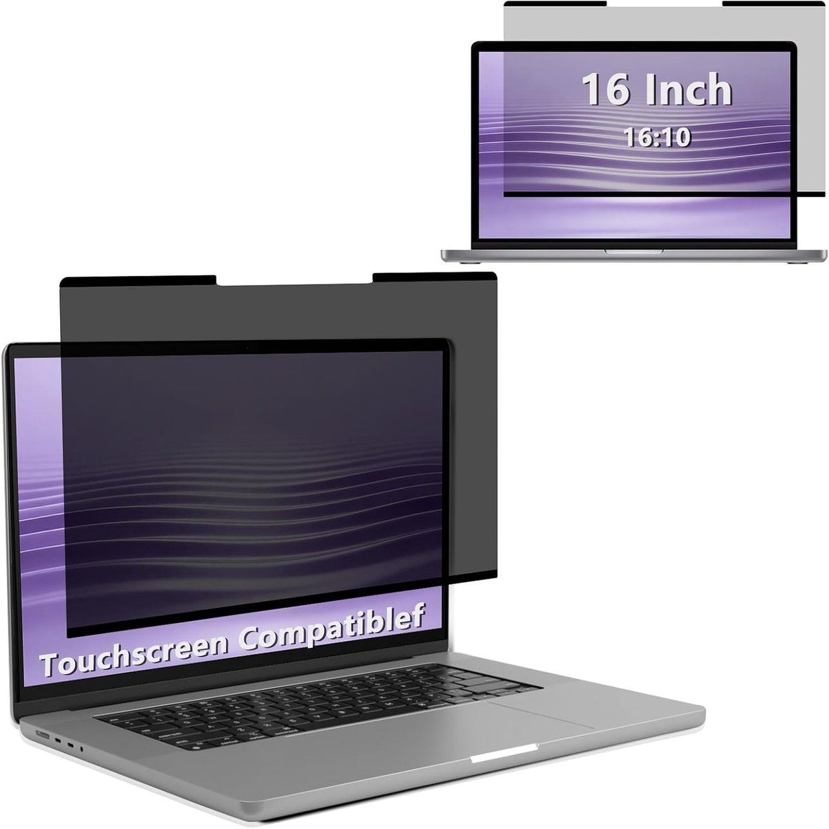 Monitor Privacyfilter - Schermbeveiliger Anti-gluur - Bescherming Persoonlijke Gegevens - Anti Blauw Licht - 16 Inch 16:10