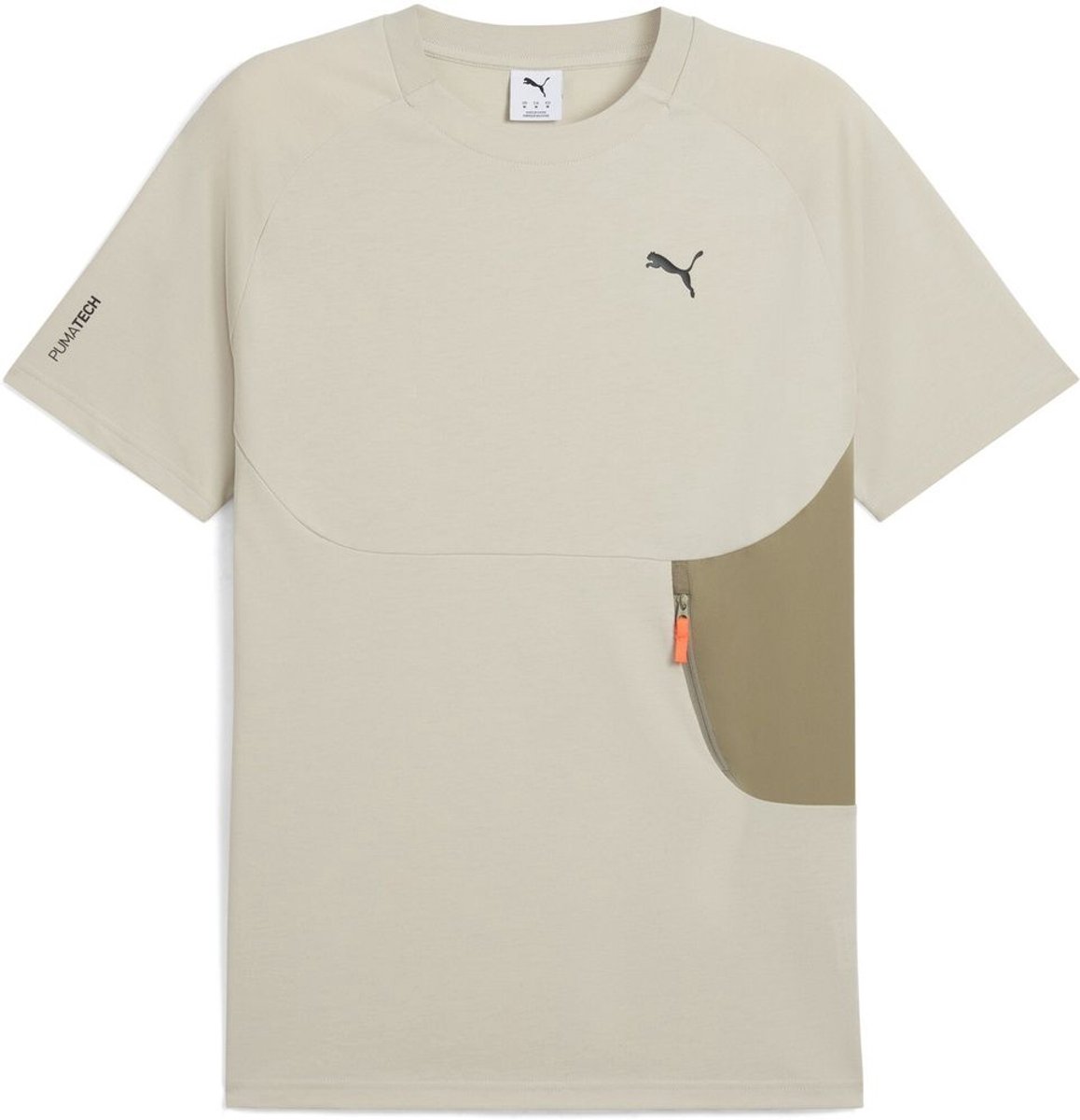 Puma-shirt PumaTech Pocket Tee 629673 Desert Dust