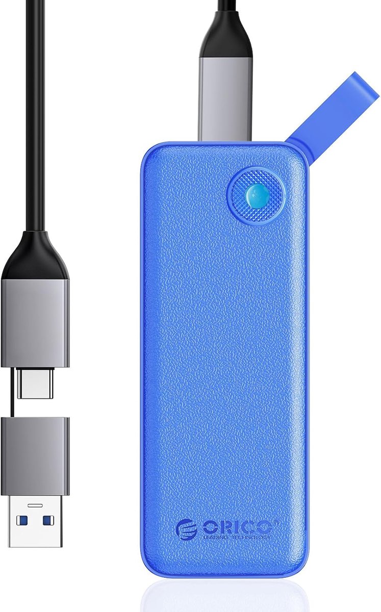 Externe SSD Schijf - Snelle Opslag - Bestanden Overzetten - Compact Ontwerp - 512 GB - Blauw