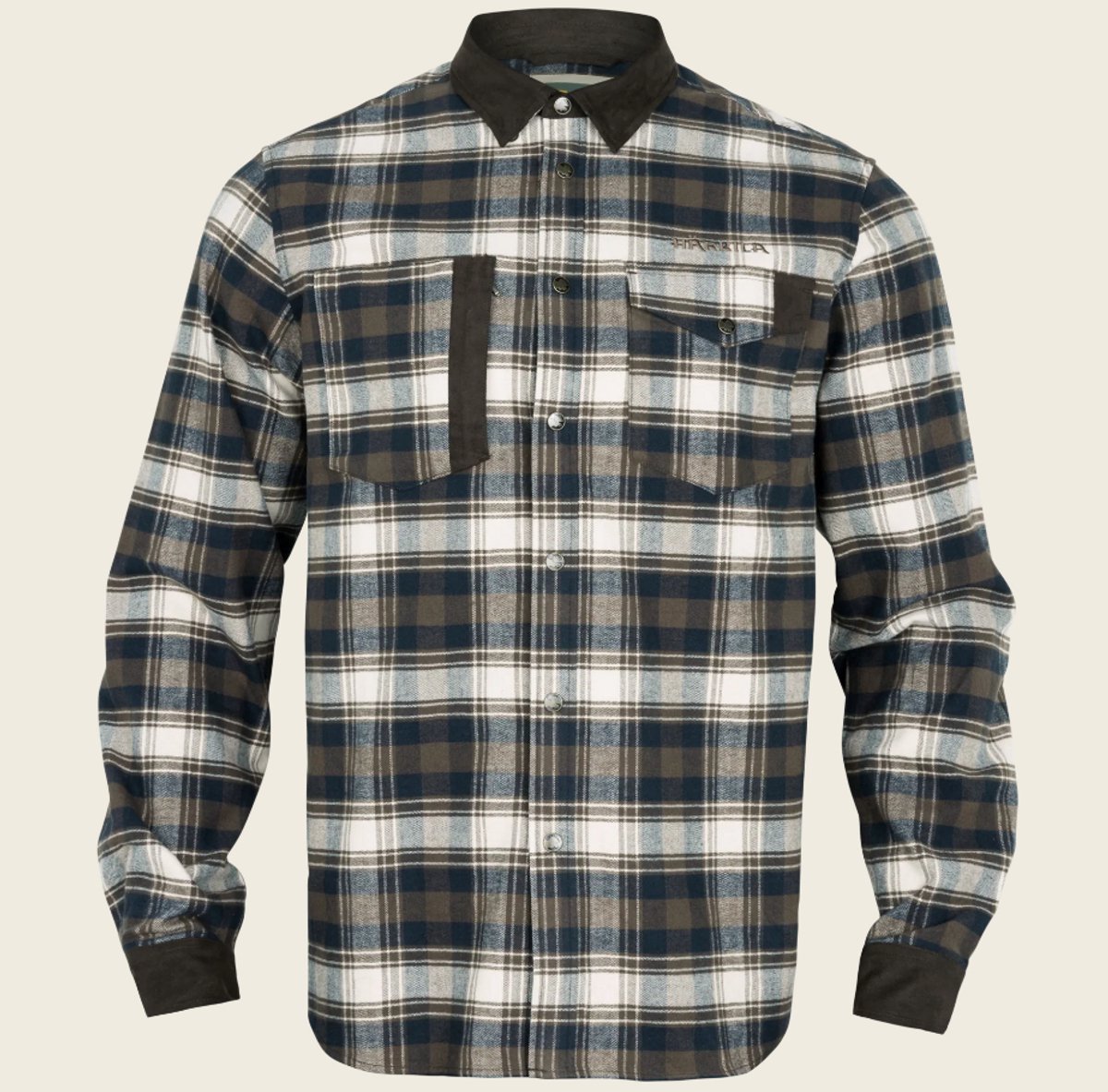 Härkila Aivak L/S shirt Outdoorshirt Outdoorhemd Scandinavisch hemd Ruitenhemd Jachthemd Maat -L