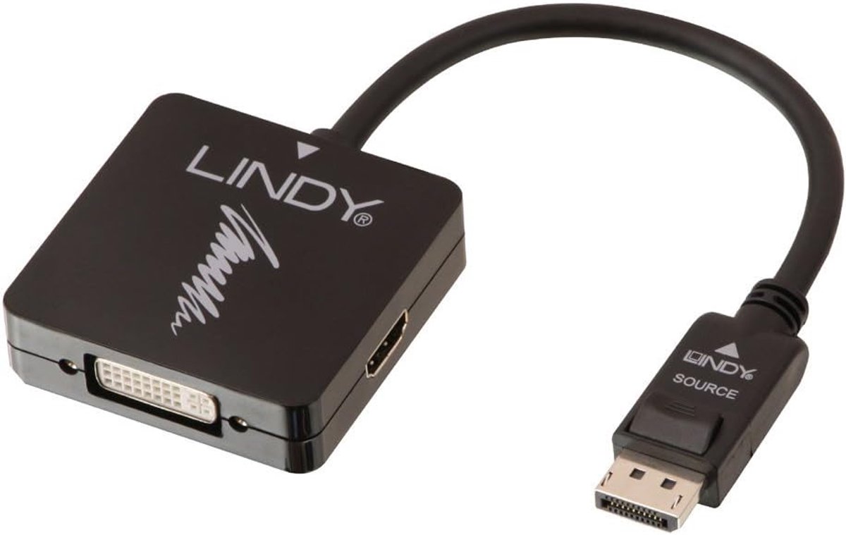 Actieve DisplayPort 1.2 naar HDMI, DVI & VGA Converter - 3-in-1 Video Adapter