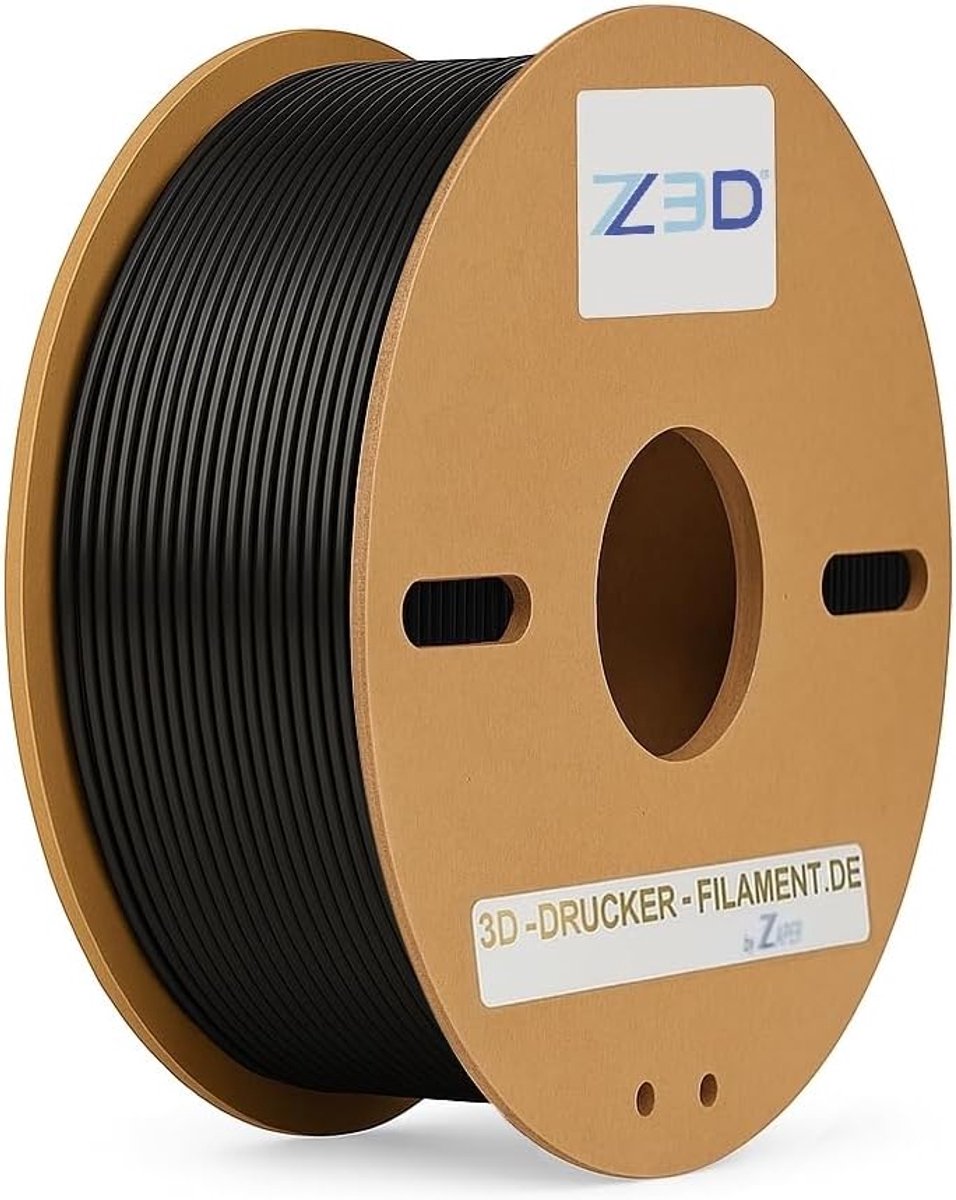 3D Printer Filament - ABS Materiaal - Objecten Printen - 1kg Spoel - 2.85mm Diameter - Zwart