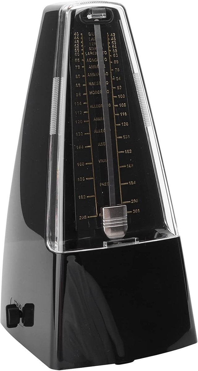 Mechanische Metronoom voor Instrumenten: Nauwkeurige Timing voor Piano, Gitaar, en Drums