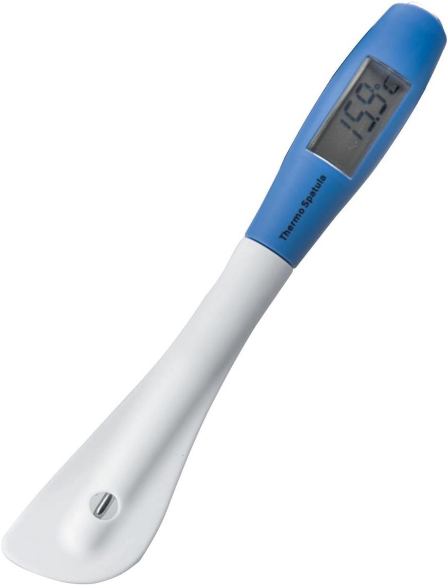 Hittebestendige Siliconen Spatel met Ingebouwde Thermometer 25 cm