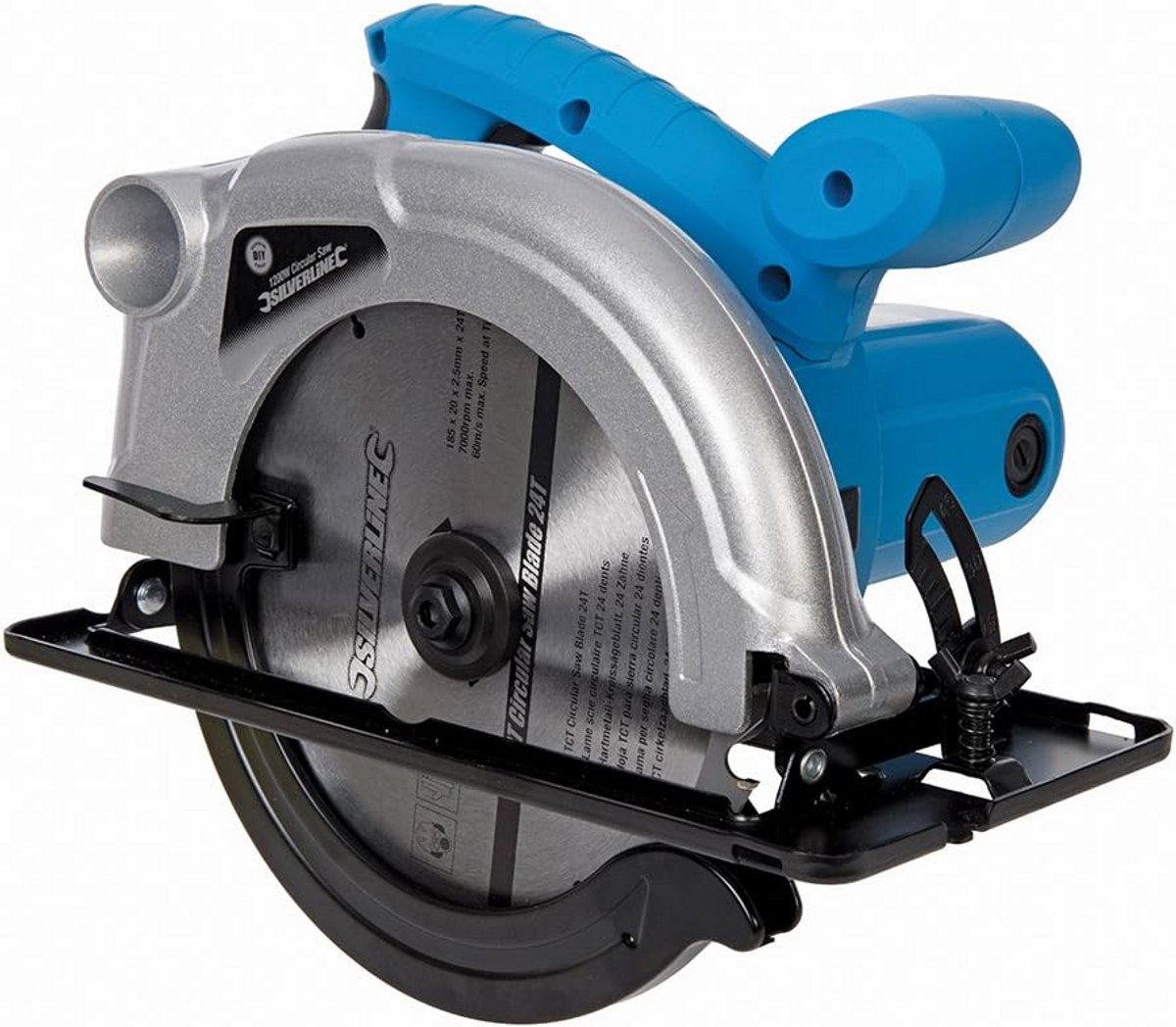 Krachtige Cirkelzaag 1200W met 185mm zaagblad voor precisiewerk
