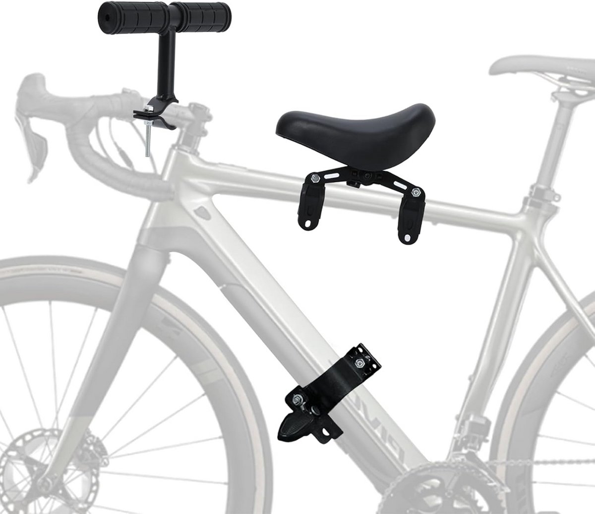 Veilig Voorzitje voor Kinderen op Fiets met Voetsteunen en Stuur
