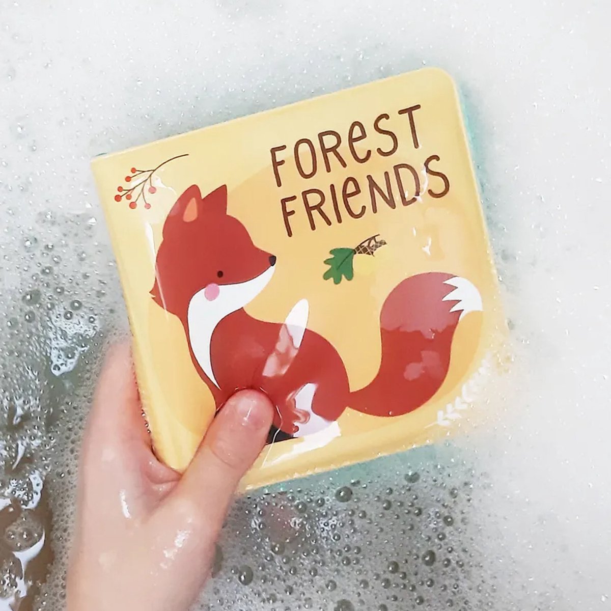 A Little Lovely Company - Badboek voor kinderen, bosvrienden - Veelkleurig — cadeau in Spellen & Speelgoed - foto 2