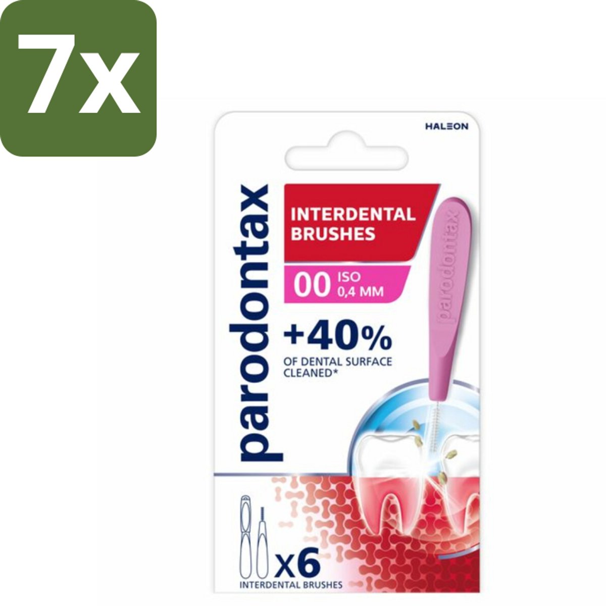 Parodontax Interdentale Ragers Size 0 6 stuks per verpakking - Bulkverpakking - 7 stuks