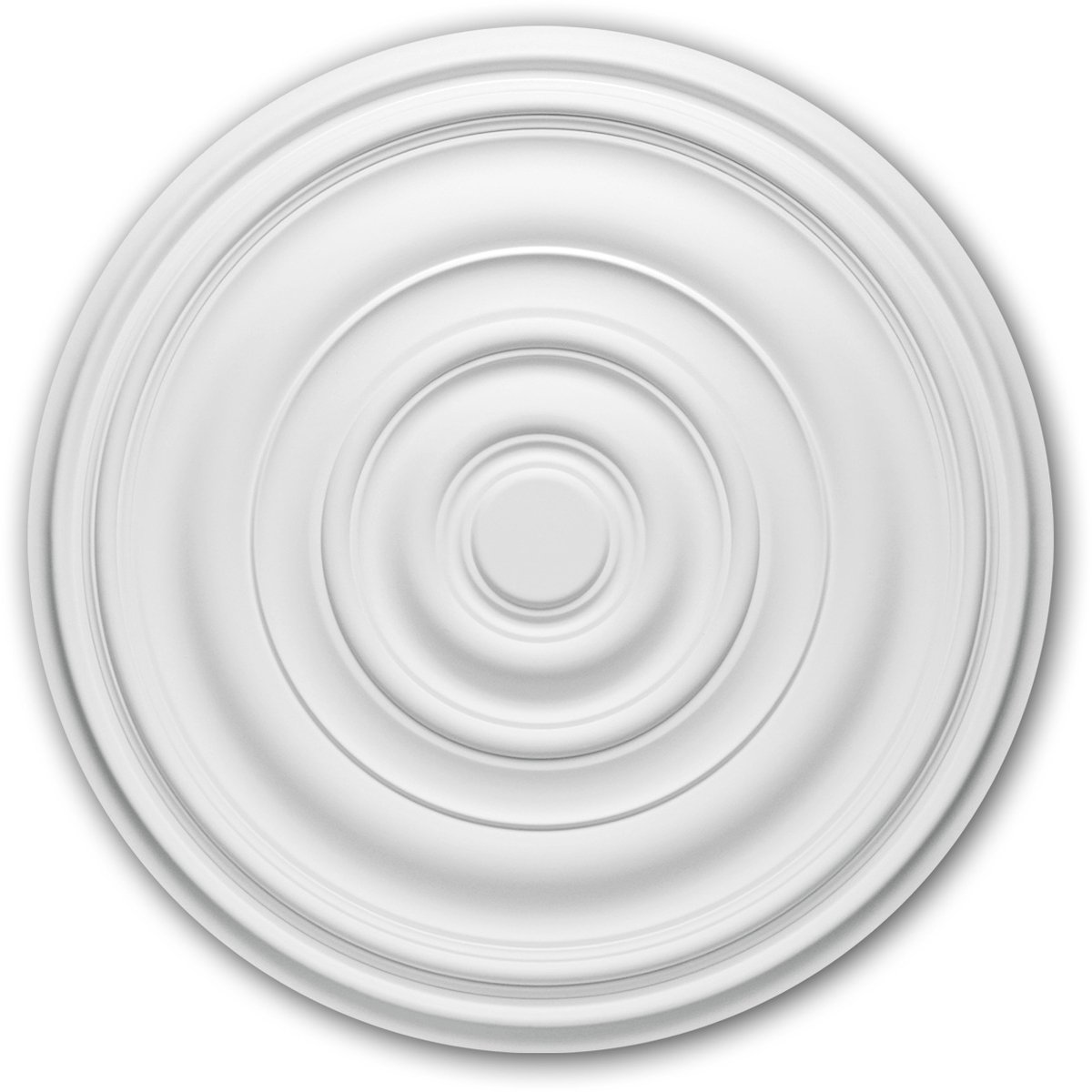 Plafond Rozet 156018 Profhome Sierelement plafond centrum tijdeloos klassieke stijl wit Ø 74,5 cm
