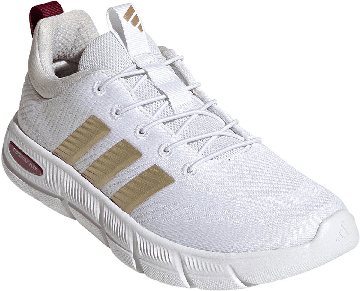 Adidas Cloudfoam Flex Elastic Laces damessneaker Wide HQ4930 Wit