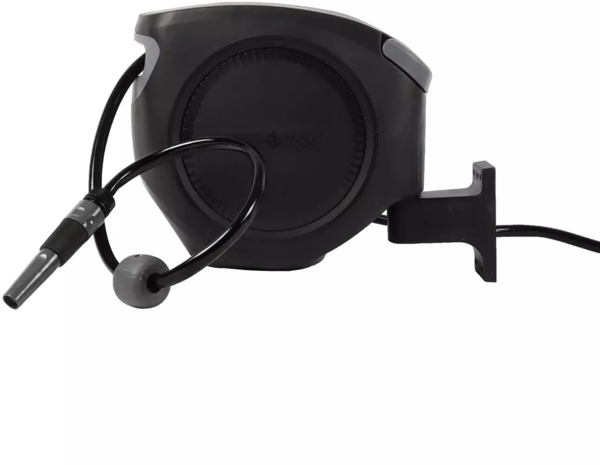 Talen Tools - Wandslangenbox - Deluxe - Tuinslang ½ - 15 meter - Slanghouder - Tuinslang met haspel - Automatisch oprolsysteem - Slanghaspel - 180° Draaibaar – foto 5