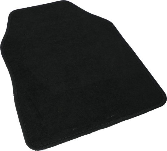 Carpoint Automatenset Malibu Universal Textile Noir 4 pièces