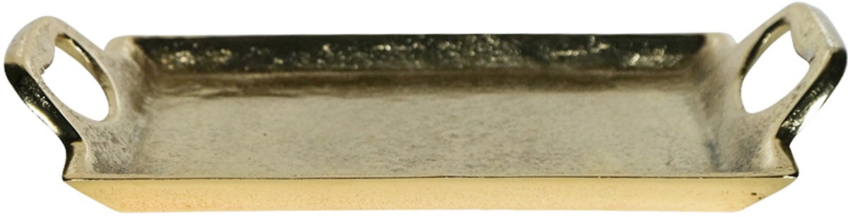 dienblad rechthoek champagne goud 25cm