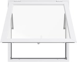 VEVOR 915x915mm Food Stand Serveerraam Luifel Food Cart Service Raam