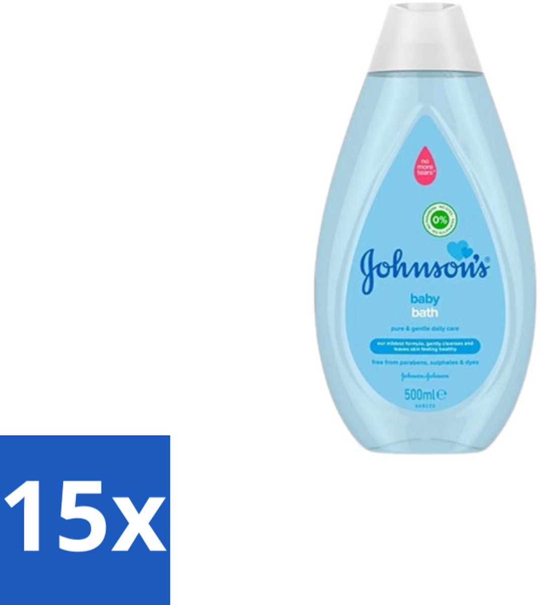Johnson’s Baby – Badolie – Pure & Gentle – 500 ml - Bulkverpakking - 15 stuks