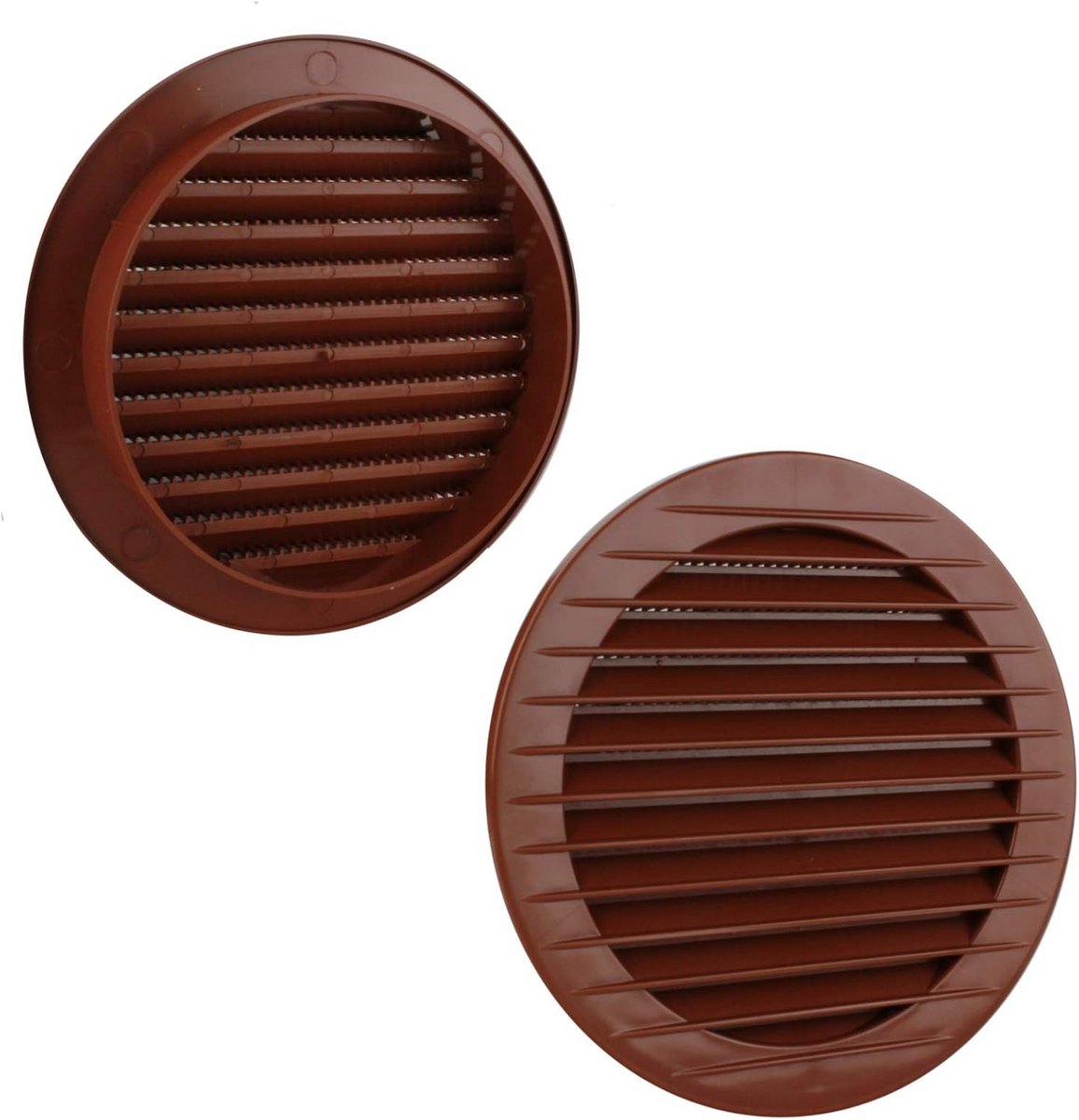 Ronde Ventilatie Rooster met Geïntegreerd Insectengaas - Diverse Kleuren en Diameters