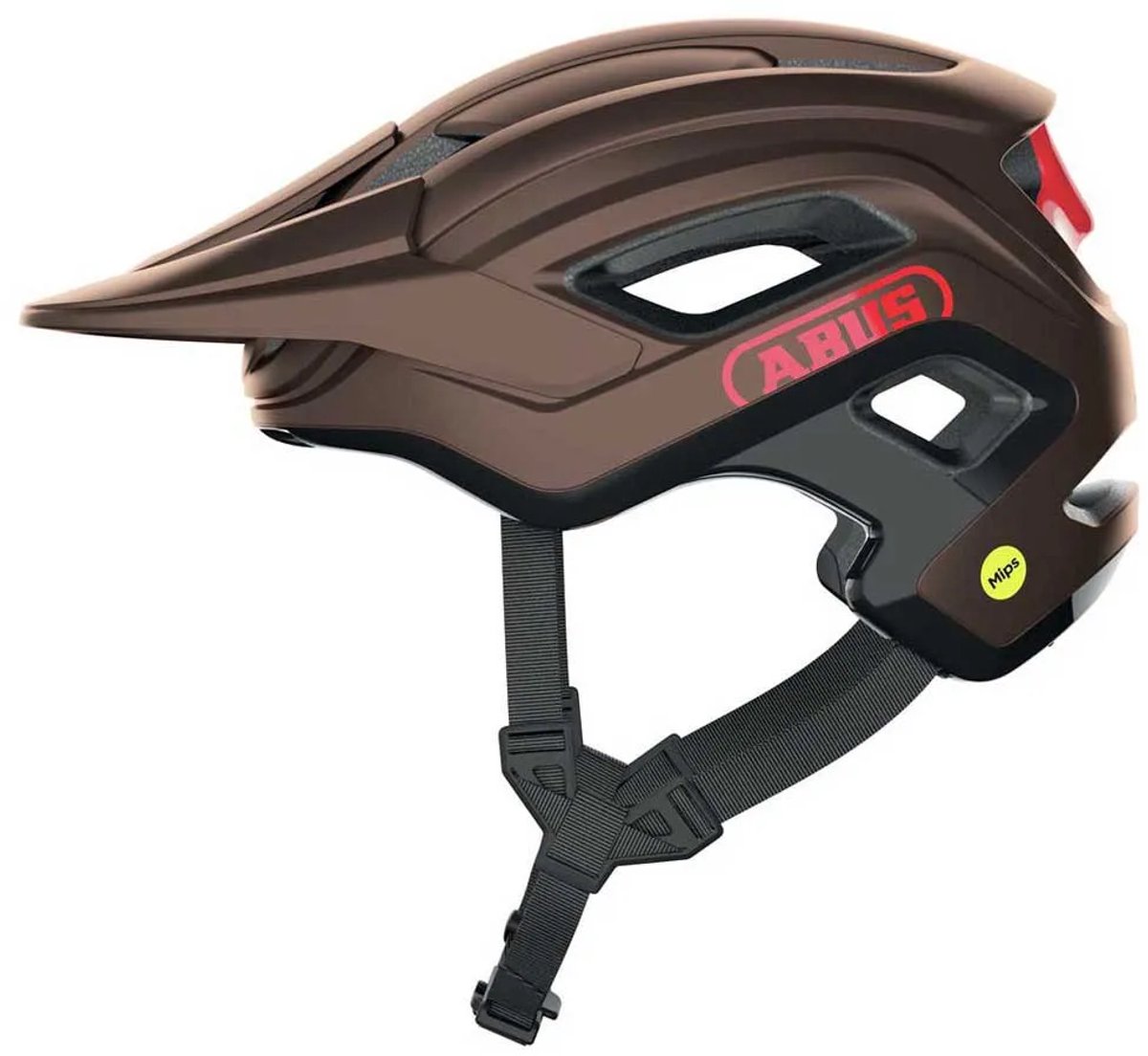 Fietshelm ABUS CLIFFHANGER MIPS metallic copper S - 51-55 cm - goud - Geschikt voor gebruik op mountainbikes - 330 g