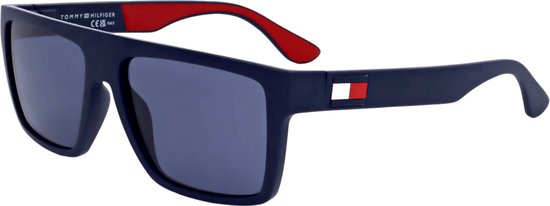 Tommy Hilfiger Lunettes de soleil Th1605 / s 71 / c Homme Blauw/ rouge Taille M