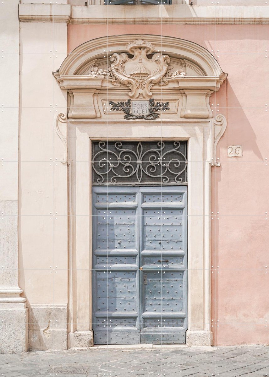 IXXI Roman Entry, Henrike Schenk - 100 x 140 cm - Gratis ophangtool - Grote wanddecoratie en posters - Klassiek, Vintage, Fotografie, Gang, Woonkamer