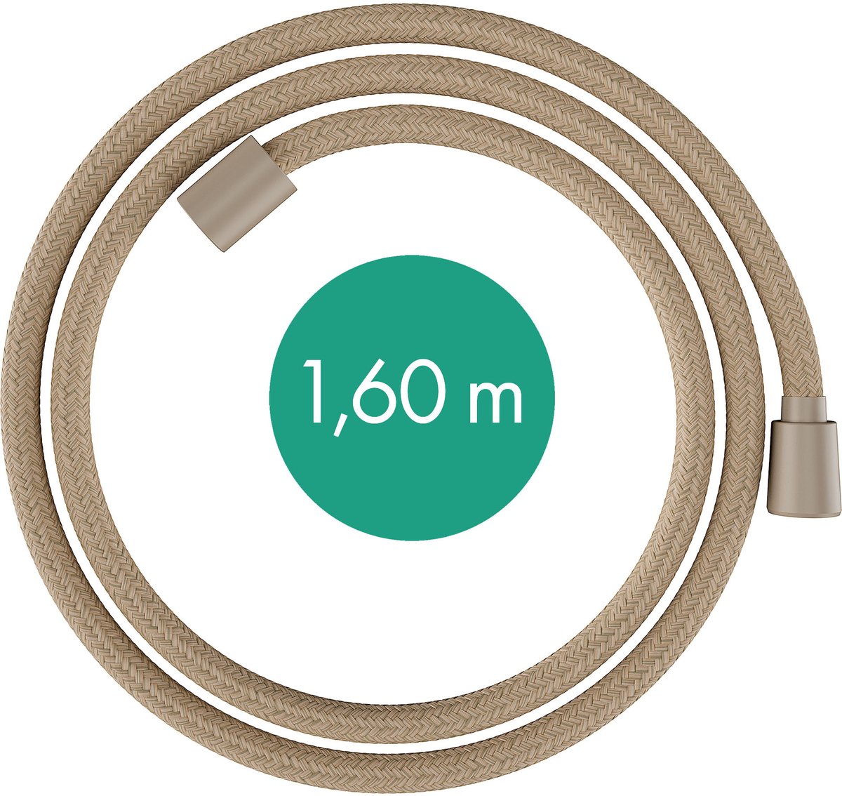 Hansgrohe Doucheslangen - Doucheslang, 160 cm, beige 28250210