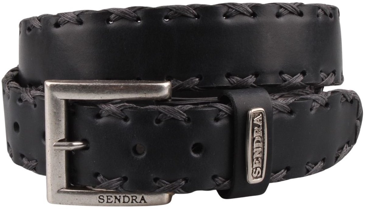 Sendra leren riem 7336 zwart