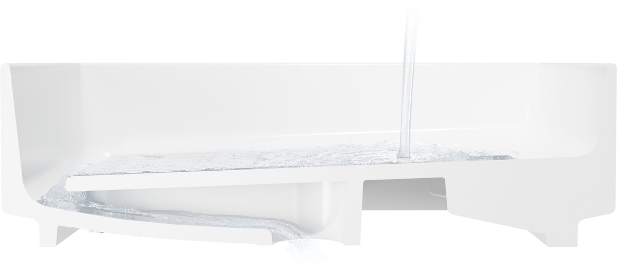 Hansgrohe Xuniva Evo E - Opbouwwastafel, 40x40 cm, zonder overloop, zonder kraangat, wit 60324450