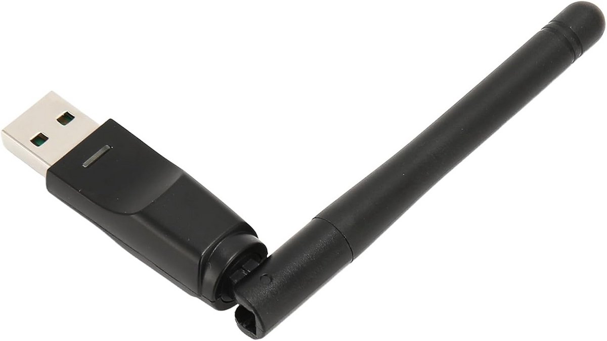 Snelle 150 Mbps USB WiFi Adapter voor PC - 2.4 GHz Draadloze Netwerkkaart met Antenne