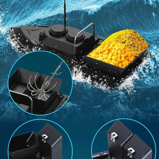 Intelligente Visboot met GPS en 500m Afstandsbediening voor Hengelsport — afbeelding 4