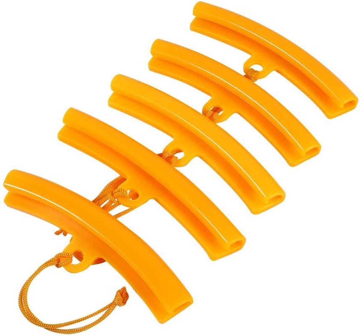 5 Stuks Velgbeschermers voor Bandenwisselaar - Universele Wielrand Savers (Oranje)