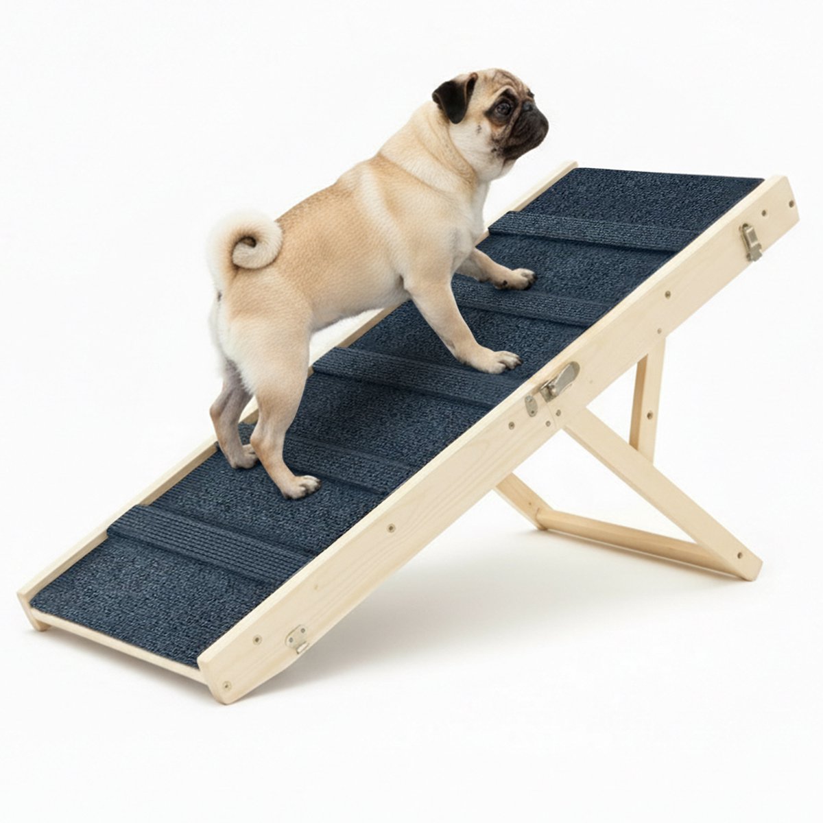 Pawsource Hondenloopplank - Hondentrap - Instelbaar 25 tot 45 cm